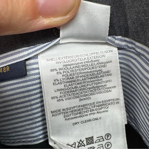 Brooks Brothers Blazer Mens 48 R Gray Wool Explorer Madison Fit